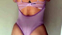 Transparent Body Suit Reveals See-Through Lingerie Ensemble