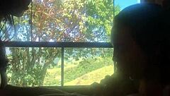 guy fucks girlfriend and her sexy brazilian cousin big tits kissing threesome