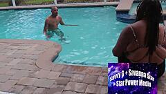 dee heart lures alphonso poolside