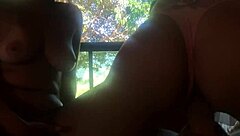 guy fucks girlfriend and her sexy brazilian cousin big tits kissing threesome