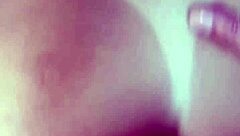 brazilian wife with buttplug squirts on huge cock