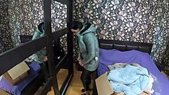 hey milfycalla drowns puffy jacket in thick cum loads