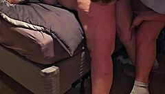 Gaping Ass and Pussy Eaten from Behind Closeup