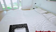 Busty teen amateur creampies stepbrother's huge cock pov