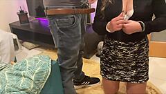 wife pays mistakes with spitroast fmm threesome 😈 stranger pounds her hard 🍑💦