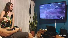 latina ditches games begs skinny anal pounding