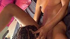 My First Nasty Girl-on-Girl with Ebony Goddess Goldenx