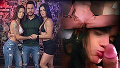 i fucked two hot young friends after party cumming mouths backstage