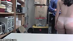 dirty cop slams timid teen shoplifter hard on cctv