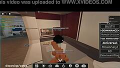 gringa gamer wants doggystyle fun in roblox