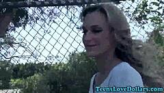 real 18+ teen hardcore public outdoor fucking facial blowjob