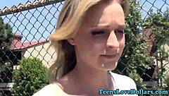 real 18+ teen hardcore public outdoor fucking facial blowjob