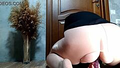 Mature milf sends solo toy masturbation video by mistake