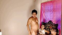 first time anal thrills with orgasms in steamy ffm homemade session