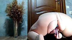 Mature milf sends solo toy masturbation video by mistake