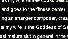 Wife Webmodel Inspires Composer with Sexy Lap Dance Beauty!