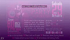 Colombian swingers group halloween party hardcore fucking