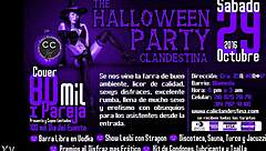 Colombian swingers group halloween party hardcore fucking