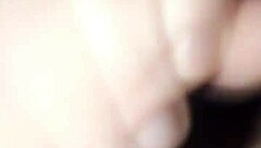 Big dick guy jerks off watching homemade porn