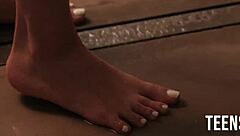 Tight-Bodied Mia Moans from Dean's Hard Massage Fuck