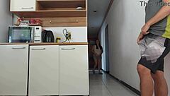 i risked fucking my husband's friend while he showered almost caught