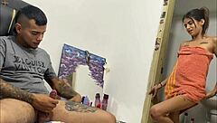 Damn, horny petite goddess drains my balls with dirty talk domination!