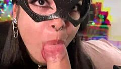 Funk Plays While She Deepthroats Wellington Prado's Monster Cock