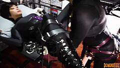 Feel Dominafire's Strapon Make Salome Salvi Squirt Hard?