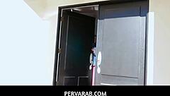 Pervarab maya bijou deepthroats double cumcockted hot muslim tits!