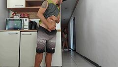 i risked fucking my husband's friend while he showered almost caught