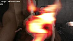 Patient Zero Anna De Ville Takes 2on1 BBC DAP Milk Gapes