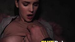 pretty college students earn cash through dorm interviews turning into amateur pussy fucks without shame