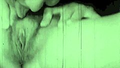 Vintage lesbians confess erotic hairy pussy play in antique group