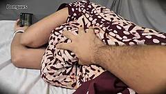 stepmom spreads creamy pussy watching movie deep creampie fuck