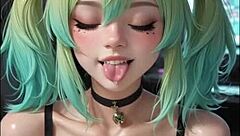 Ahegao faces compilation ai generated 😩💦