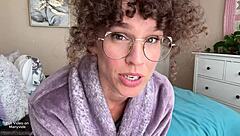 curly curvy milf begs for monster cock anal creampie pounding