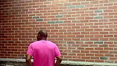 backwards private striptease in hot weather