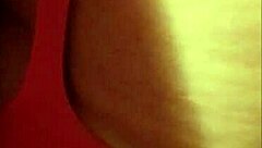 My Nasty Wife's Sexy Red Lingerie Pussy Display