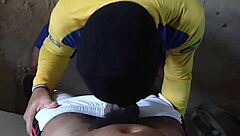 brazilian twink turns mailman into outdoor anal slut