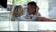 beautiful babe rides lover hard moaning to hot cumshot