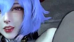 Big Tits Asian Rides Cowgirl POV with Hard Nipples