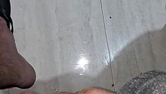 pornstar strokes mini cock to hot solo cumshot