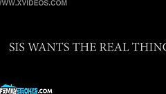 Stepsiblings ditch VR fantasy for real kinky black cock fucking