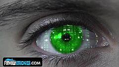 Stepsiblings ditch VR fantasy for real kinky black cock fucking