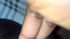 hey watch my black wet pussy solo creampie masturbation