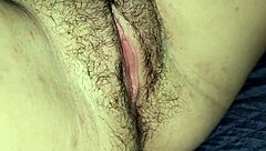 Chubby Latina's Juicy Hairy Pussy Creampied in Passionate Homemade Fuck!