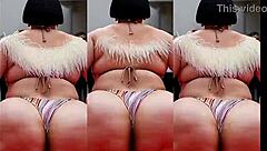 big mature ssbbw granny shows off huge ass belly and tits in hot compilation