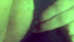 Latina masturbates her big tits in morning