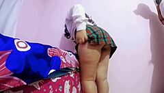 Mexican Student Masturbates Before Wild Principal Ride