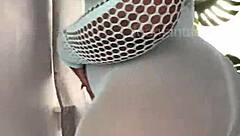 Joanfantasy's Creamy Pussy Dripping in Light Blue Lingerie Solo Play!